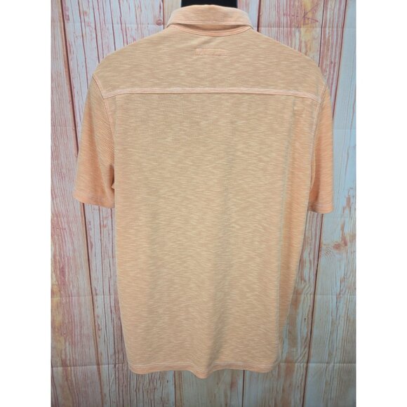 Tommy Bahama Mens Orange Polo Shirt Large Island Zone - Picture 2 of 7